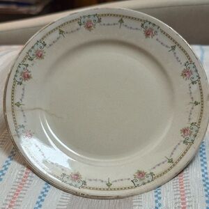 Vintage Homer Laughlin China "Empress" Small Dinner Floral Plate